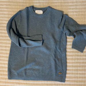 Zara Light-blue Crewneck Sweater - boys size 8